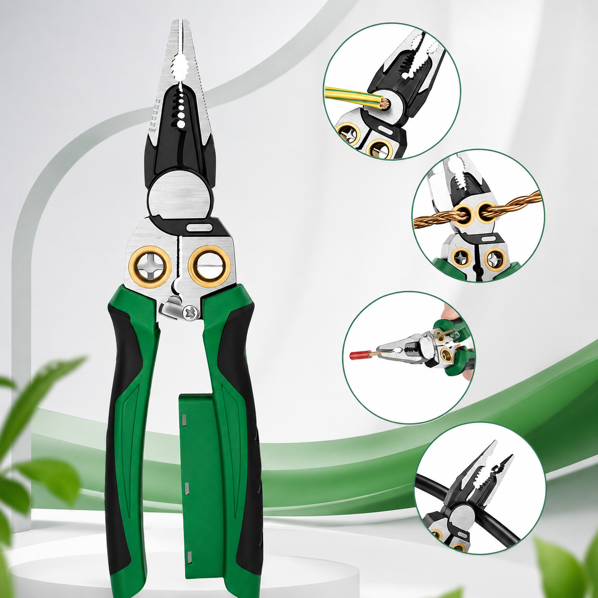 TrimVolt Pro 8-in-1 wire stripper, cutter and crimping tool